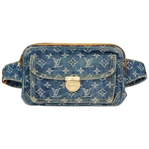 louis vuitton denim bumbag.